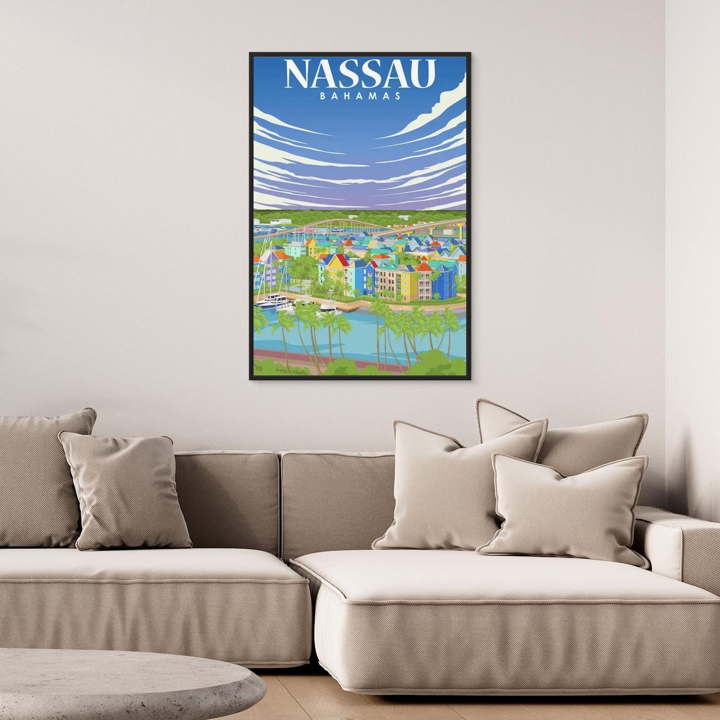 Nassau Bahamas Plakat