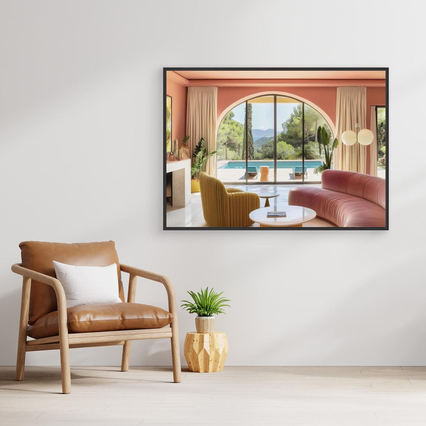 Riviera Vægkunst Plakat