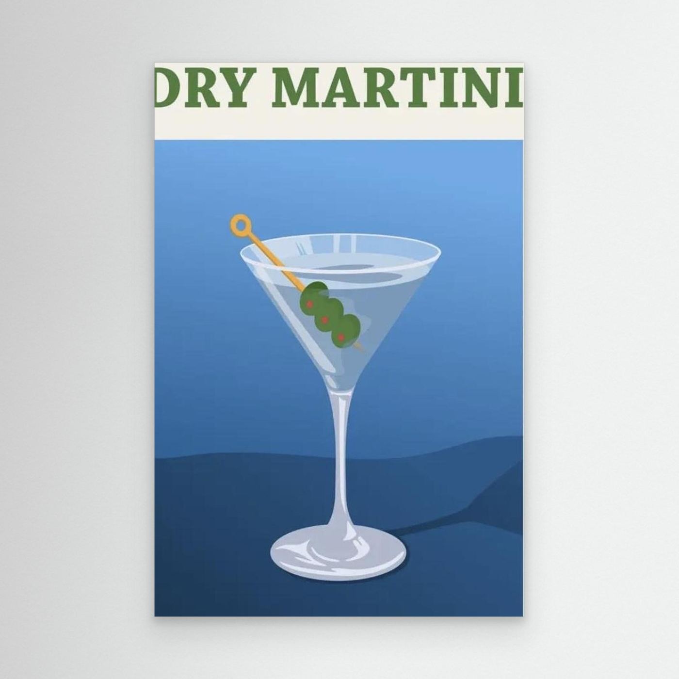 Dry Martini Plakat
