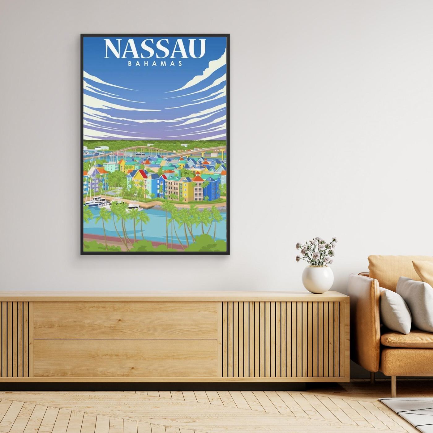 Nassau Bahamas Plakat