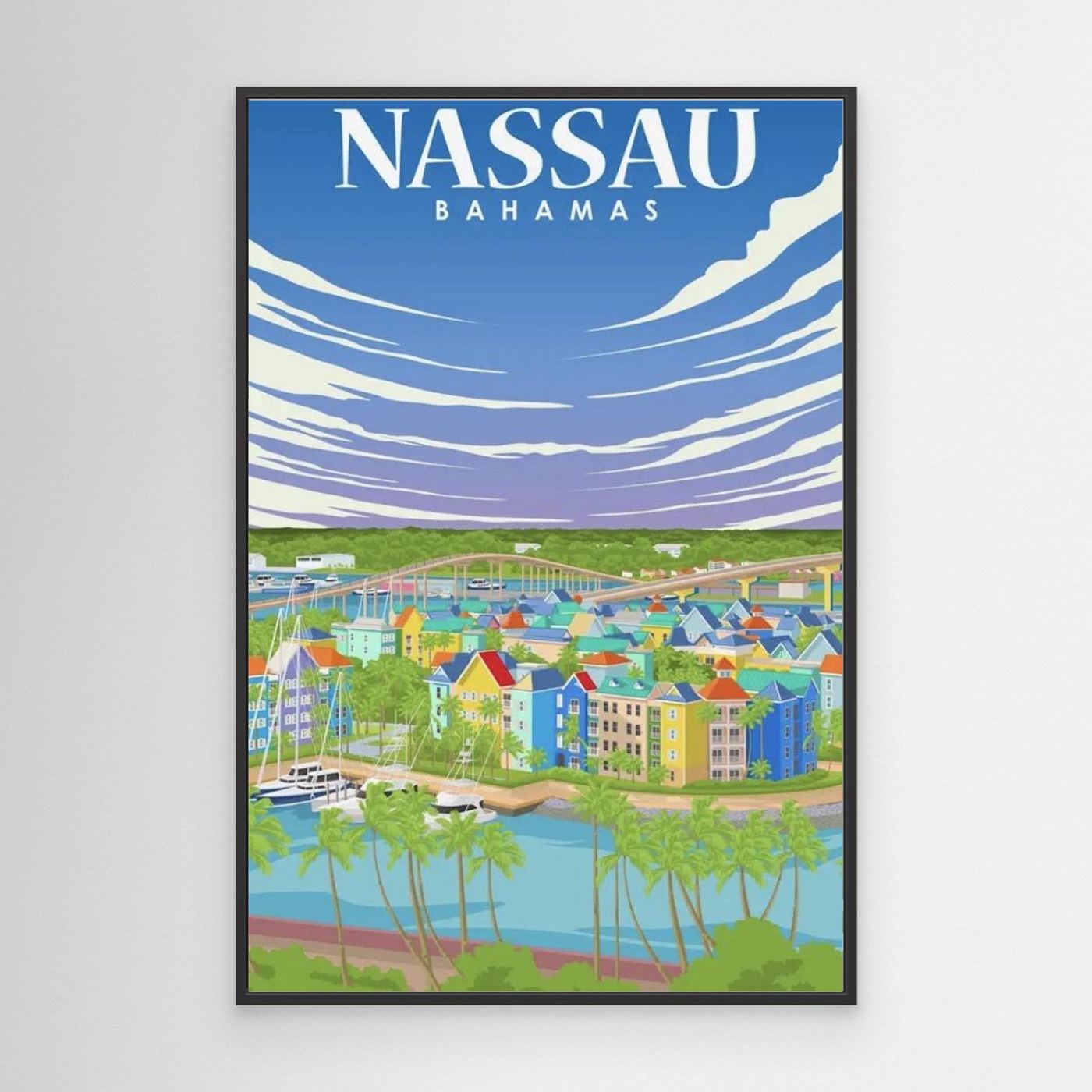 Nassau Bahamas Plakat
