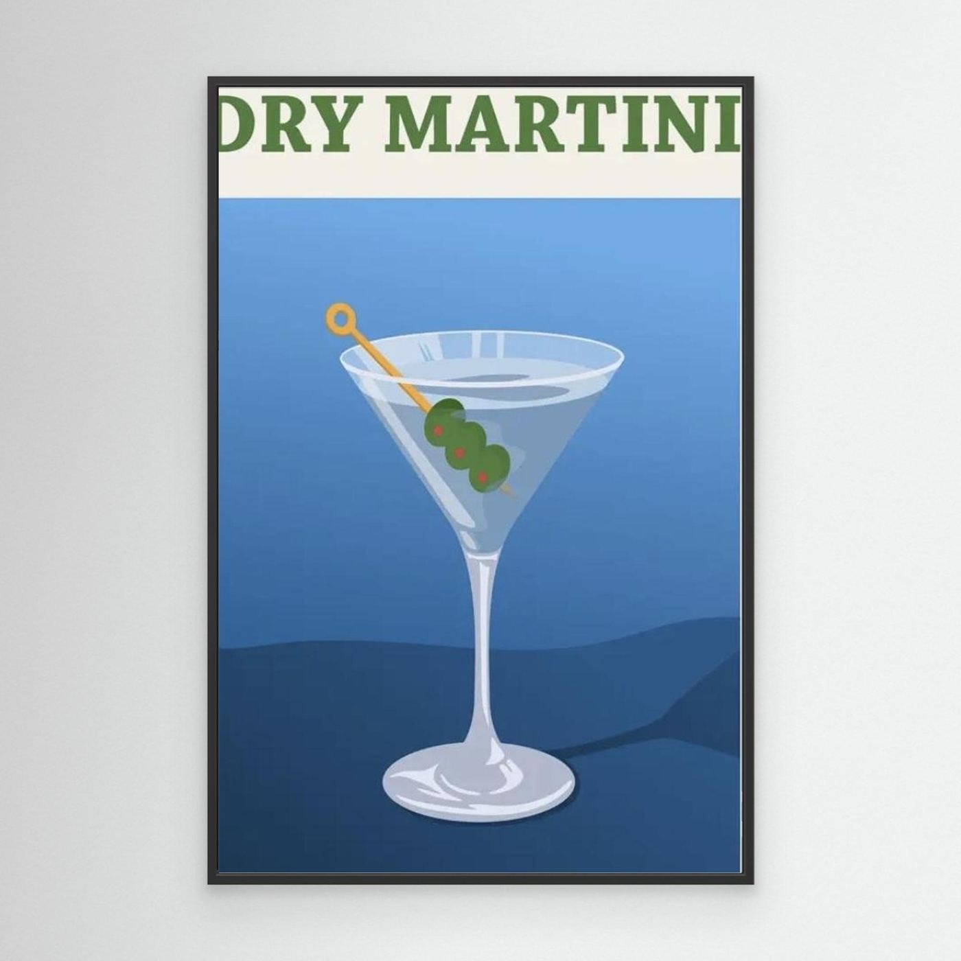 Dry Martini Plakat