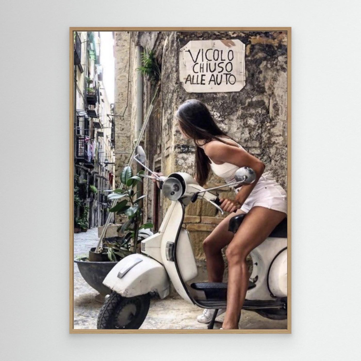 Vicolo chiuso alle auto plakat