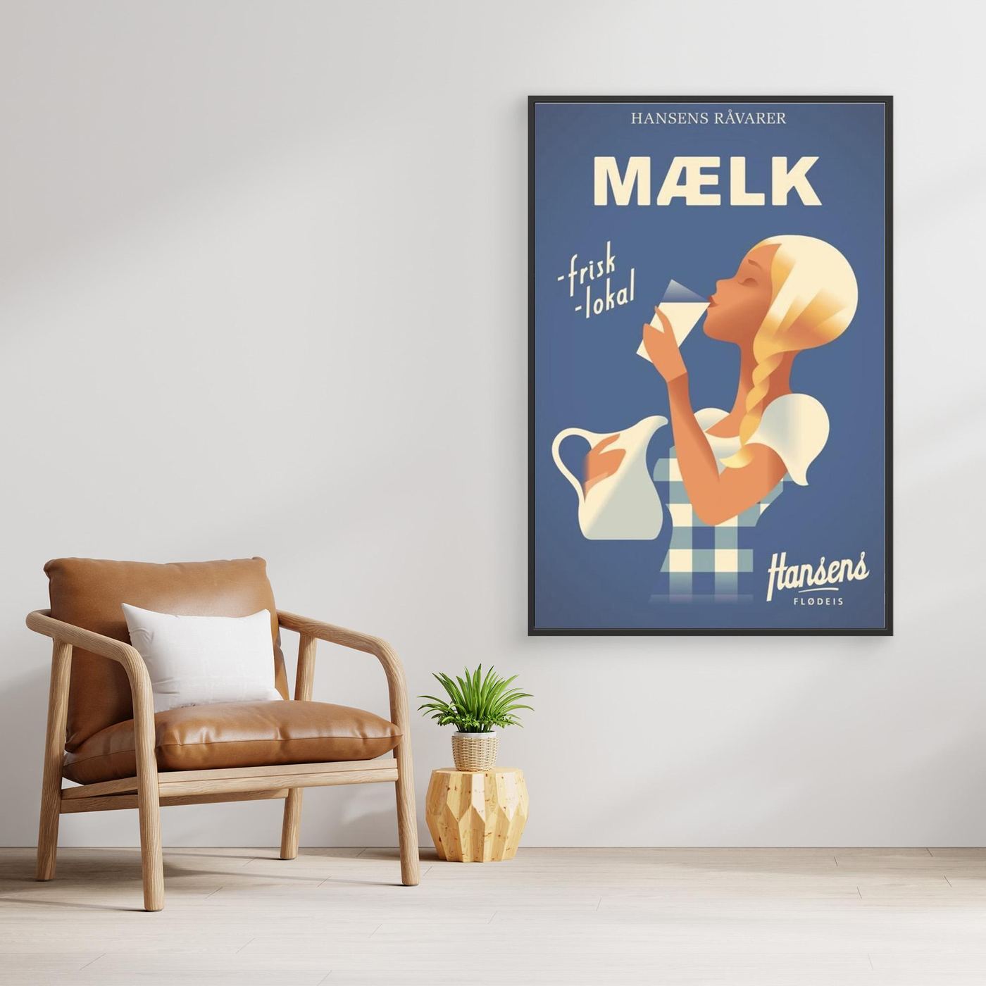 Mælk plakat