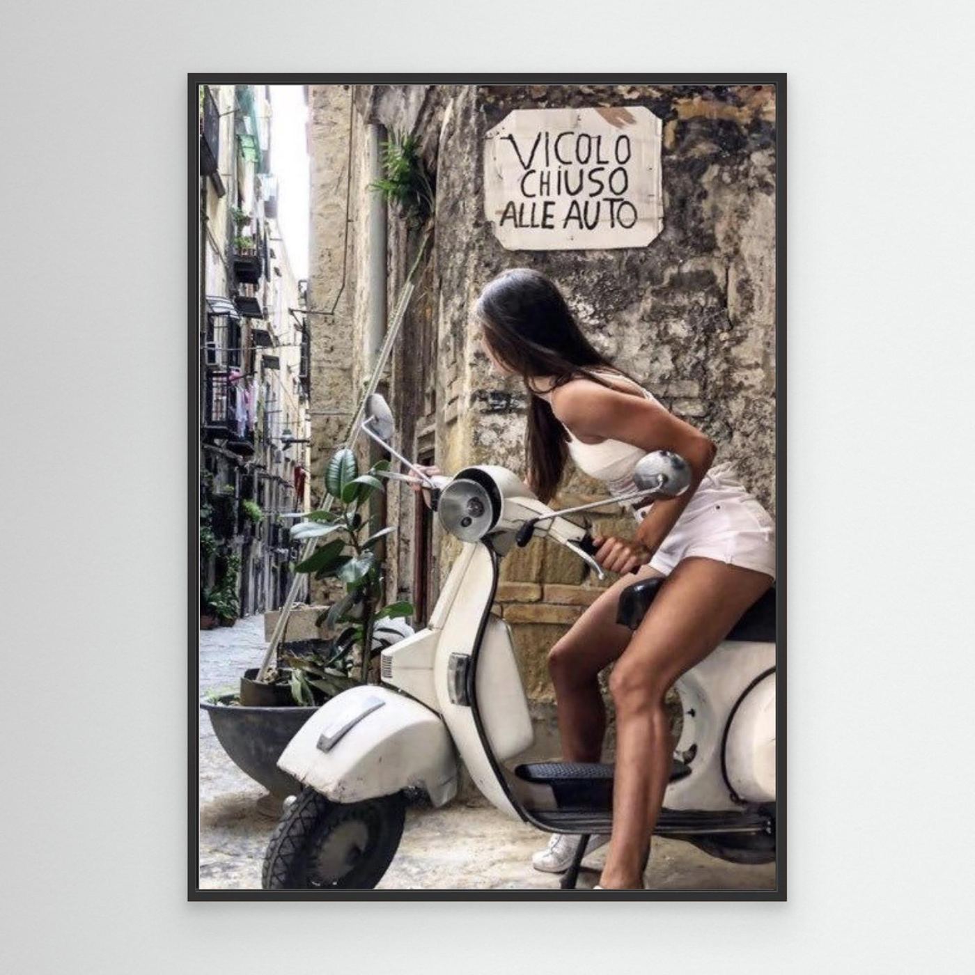 Vicolo chiuso alle auto plakat