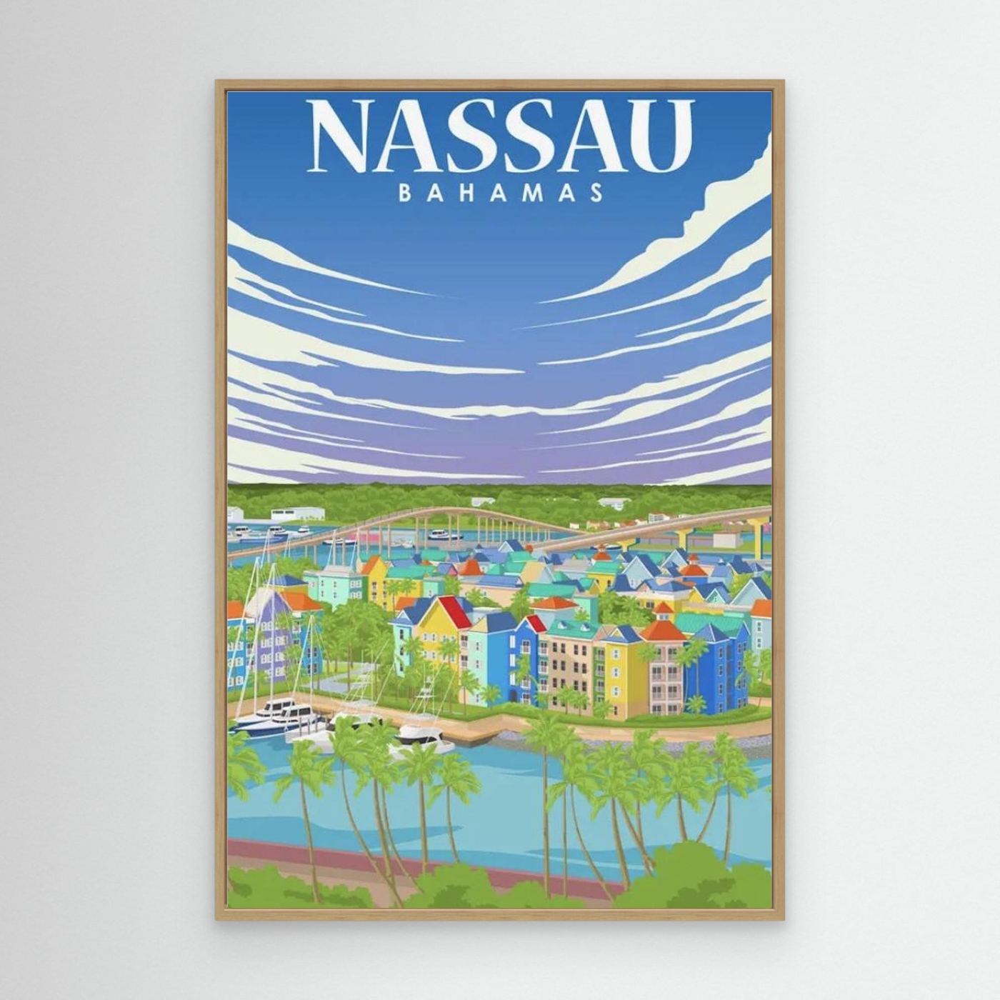 Nassau Bahamas Plakat